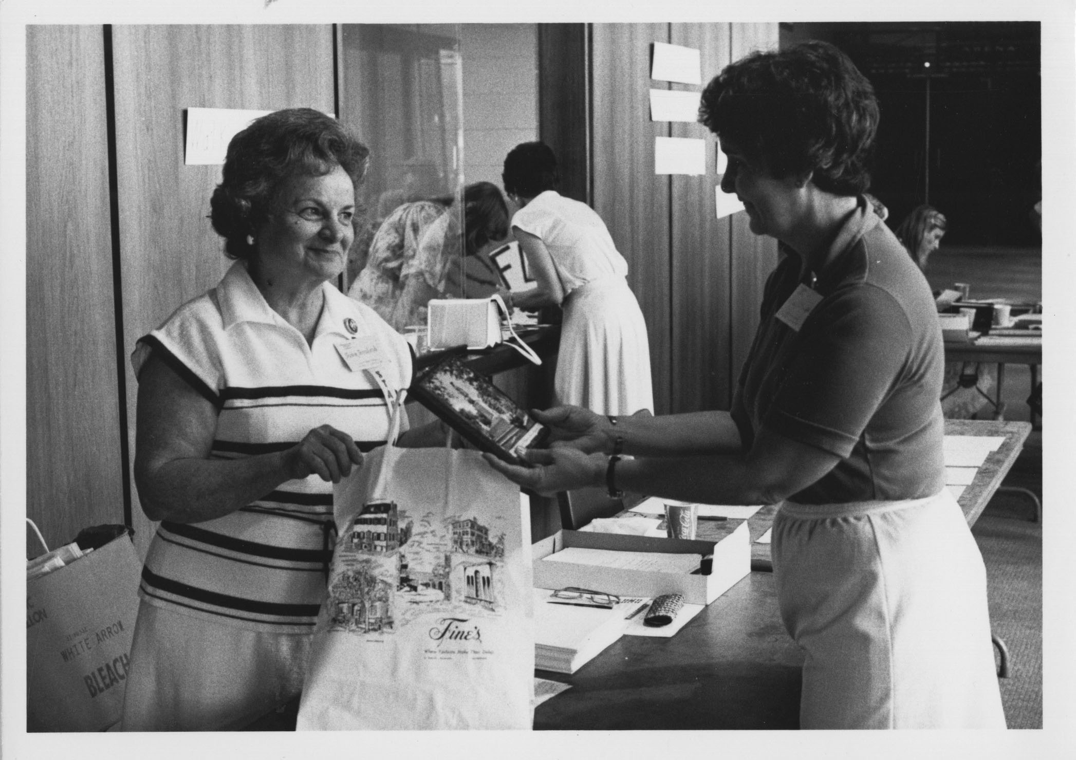 <br />
1980, Mrs. Rowland and Mrs. Baird at General Assembly in Savannah